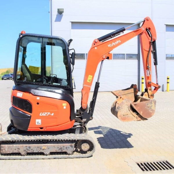 Mini pelle d'occasion Kubota U27-4 – 2,6 T – Année 2015